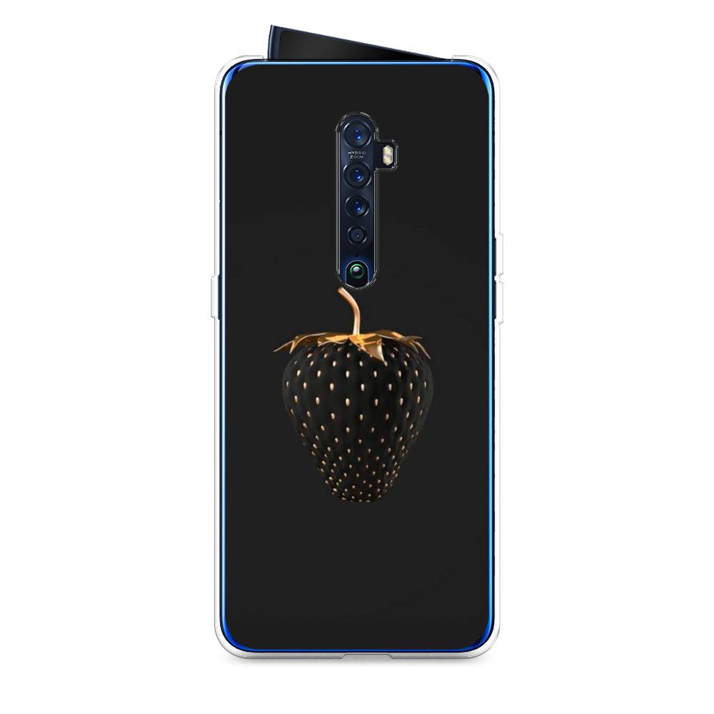 

Чехол Awog на Oppo Reno 2 "Черно-золотая клубника", Разноцветный, 253550-10