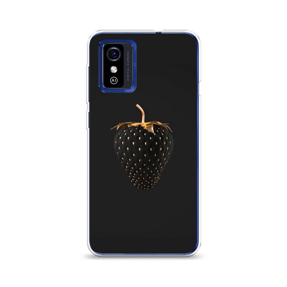 

Чехол Awog на ZTE Blade L9 / ЗТЕ Блэйд L9 "Черно-золотая клубника", Разноцветный, 135250-10