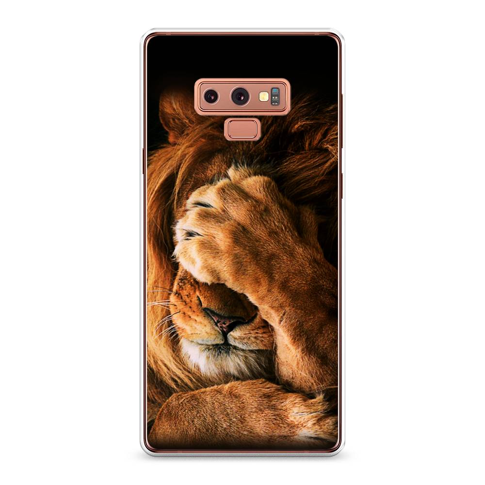 

Чехол Awog на Samsung Galaxy Note 9 "Львиный стыд", Коричневый;черный, 26350-1
