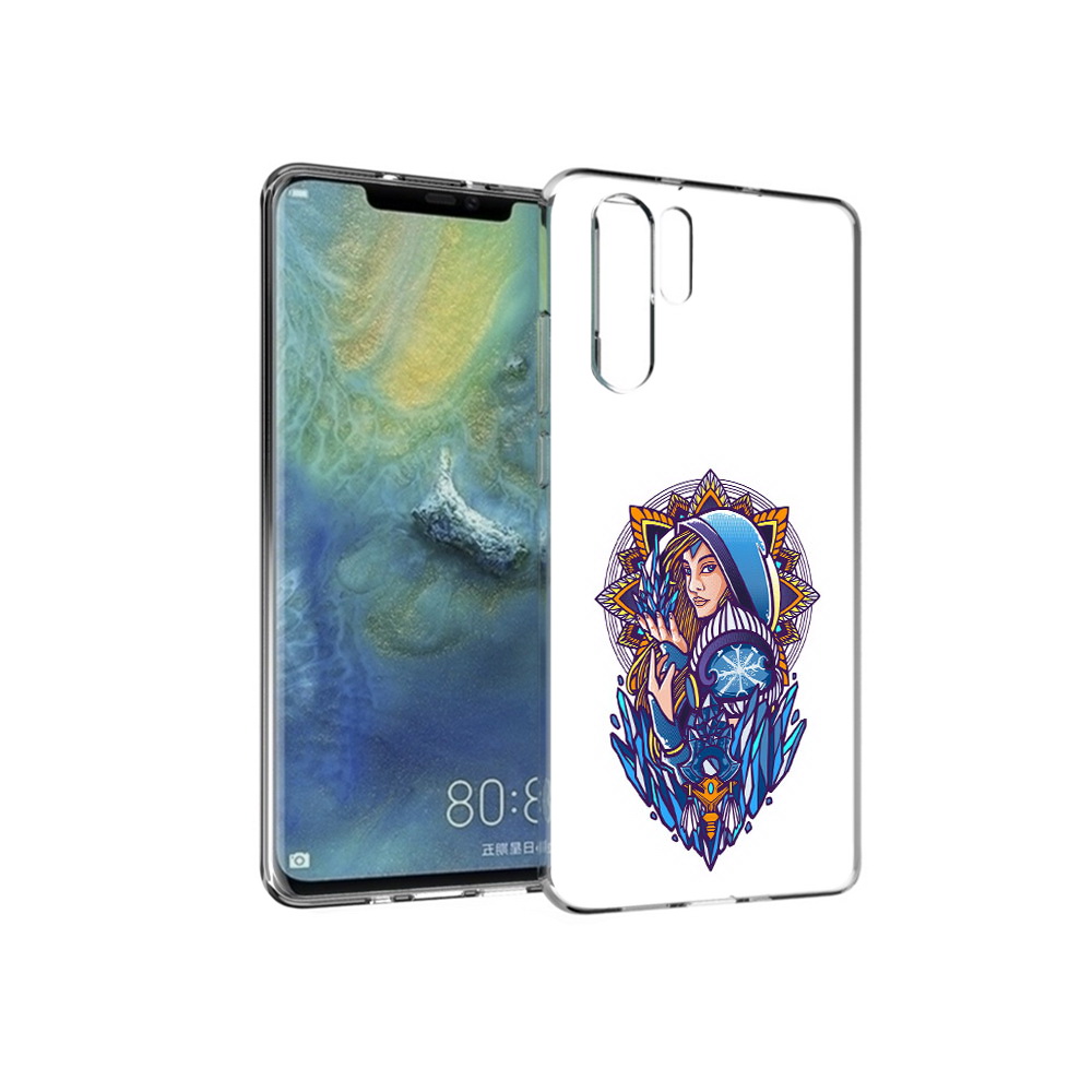 

Чехол MyPads Tocco для Huawei P30 Pro кристал мейден дота 2, Прозрачный, Tocco