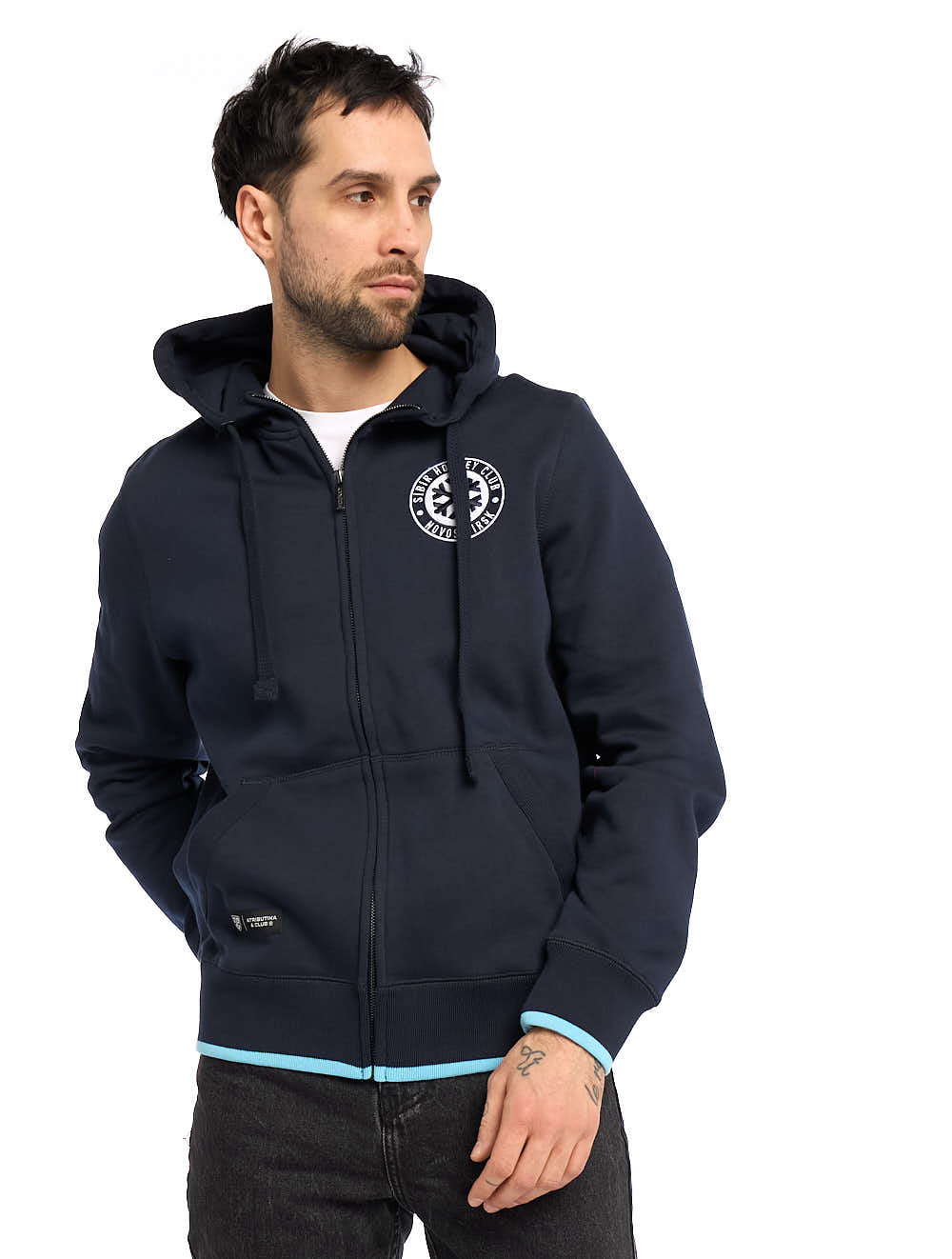 

Толстовка мужская Atributika&Club Сибирь 740210 синяя 2XL, Синий, Сибирь 740210