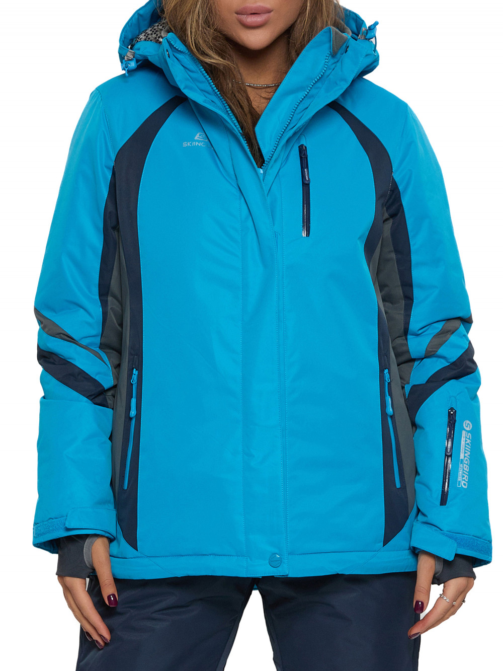 фото Горнолыжная куртка женская big size ad552012s, 58 nobrand
