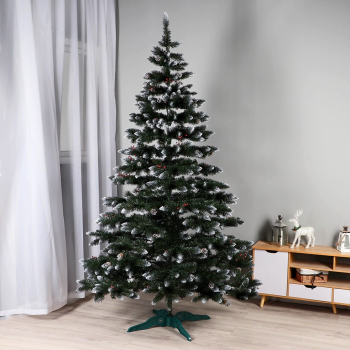 Ель искусственная Sima-land Принцесса 9948584 220 см зеленая заснеженная 26112₽