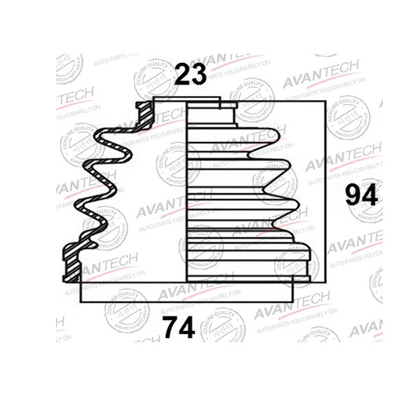 

Пыльники привода AVANTECH bd0505