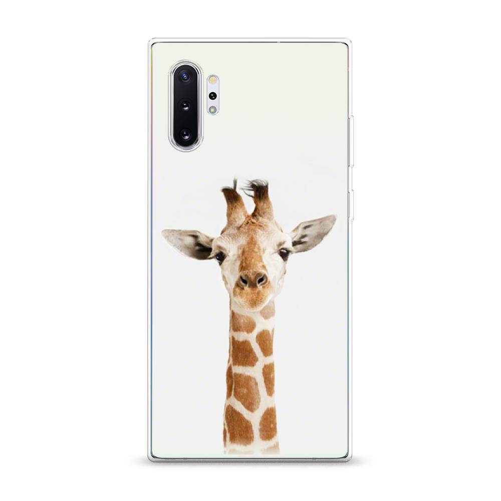 

Чехол для Samsung Galaxy Note 10 Plus "Любопытный жираф", Бежевый;коричневый, 28550-1