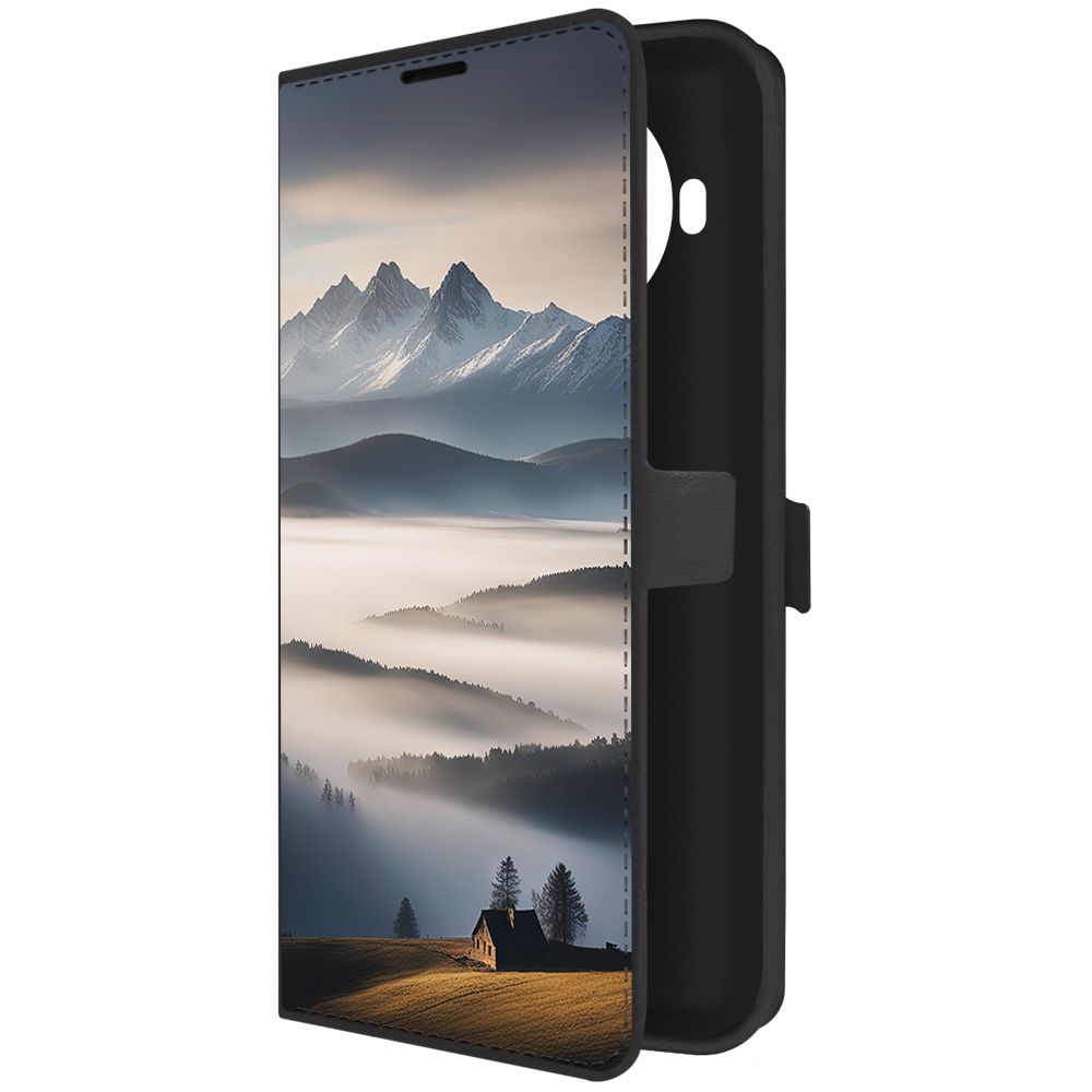 

Чехол-книжка Krutoff Eco Book для Xiaomi Mi 10T Lite Туман (черный)
