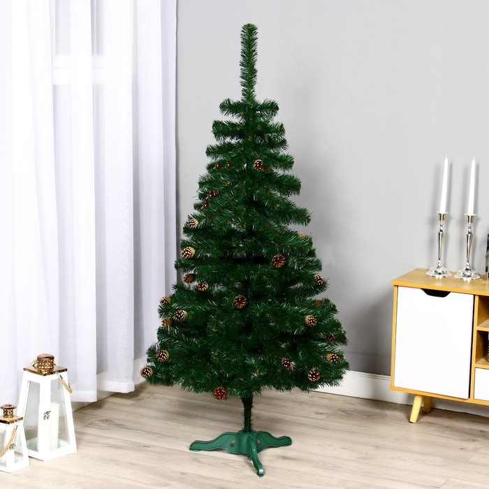 Ель искусственная Sima-land Сибирская с шишками 9942685 150 см зеленая 11970₽