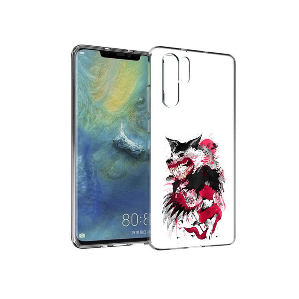

Чехол MyPads Tocco для Huawei P30 Pro красная шапочка, Прозрачный, Tocco