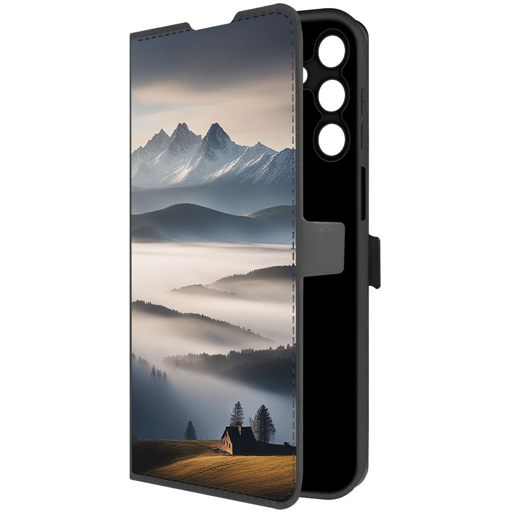 

Чехол-книжка Krutoff Eco Book для Samsung Galaxy A15 4G (A155) Туман (черный)