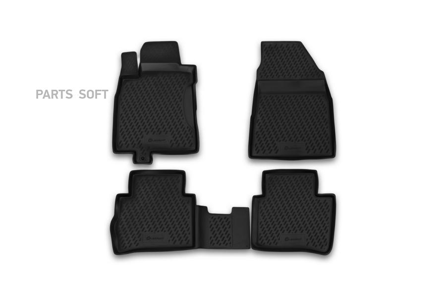

Коврики В Салон Nissan Tiida 2004-2015, 4 Шт. (Полиуретан) Autofamily арт. CARNIS00029