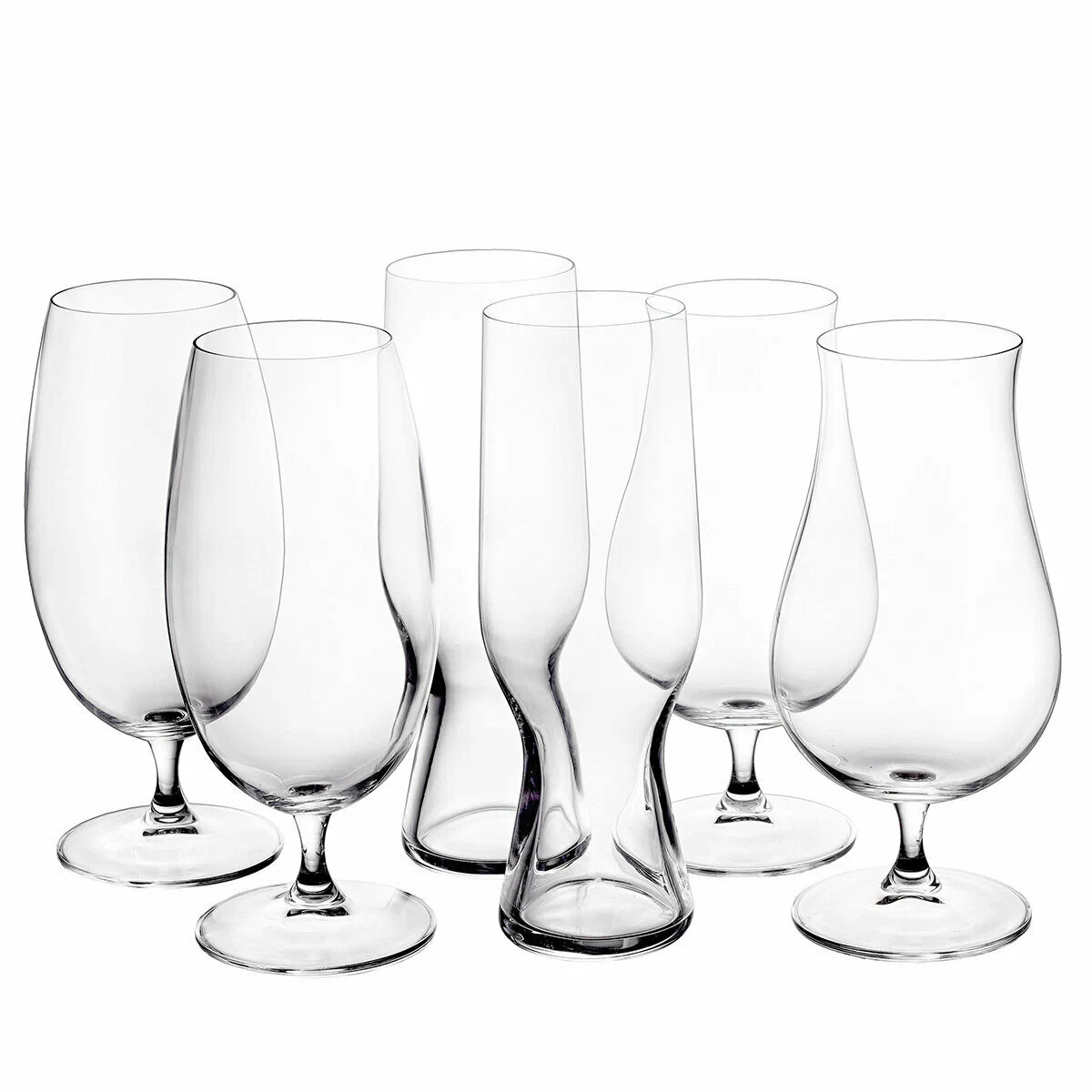 

Набор бокалов для пива Crystalite Bohemia Beer 680 мл 2 шт. 630 мл 2 шт. 550 мл 2 шт., Прозрачный, 401600002