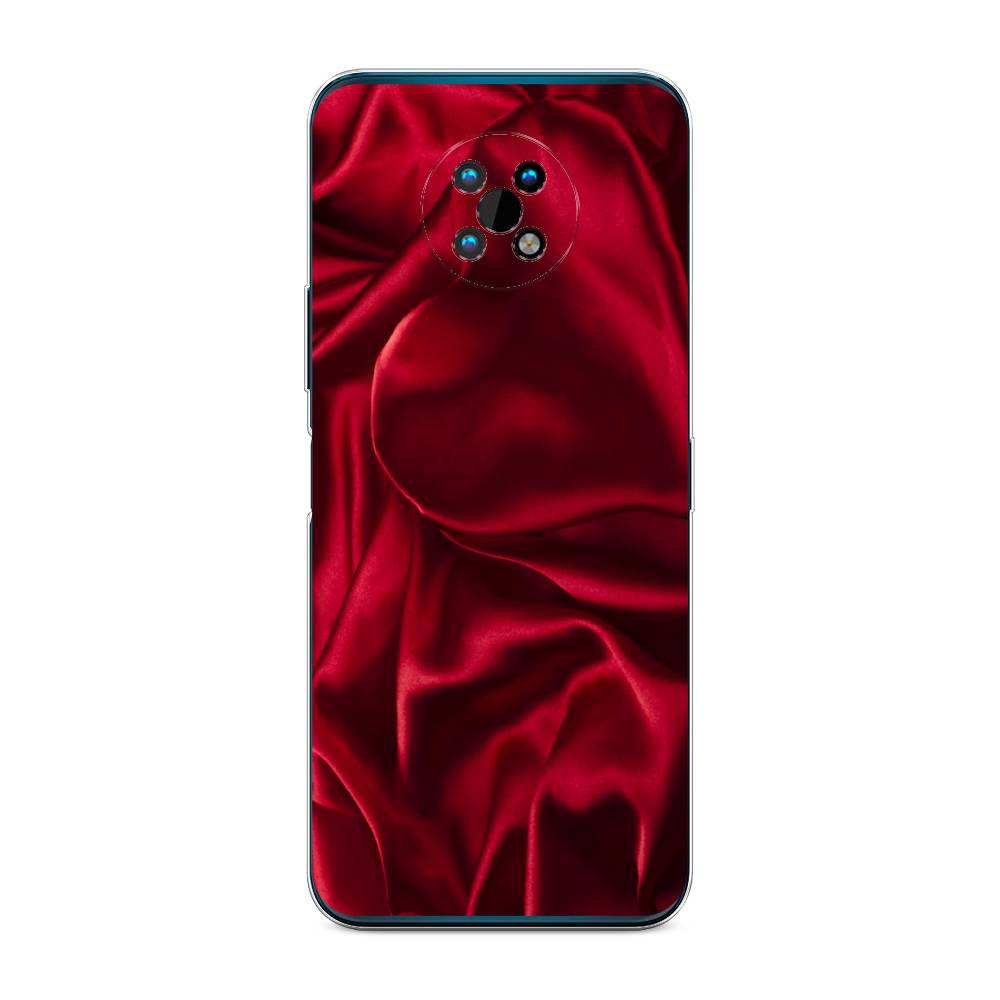 фото Чехол awog "текстура красный шелк" для nokia g50