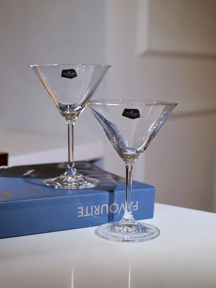 

Набор бокалов для мартини Crystalex Bohemia Lara 210 мл (2 шт), Прозрачный, 615740002