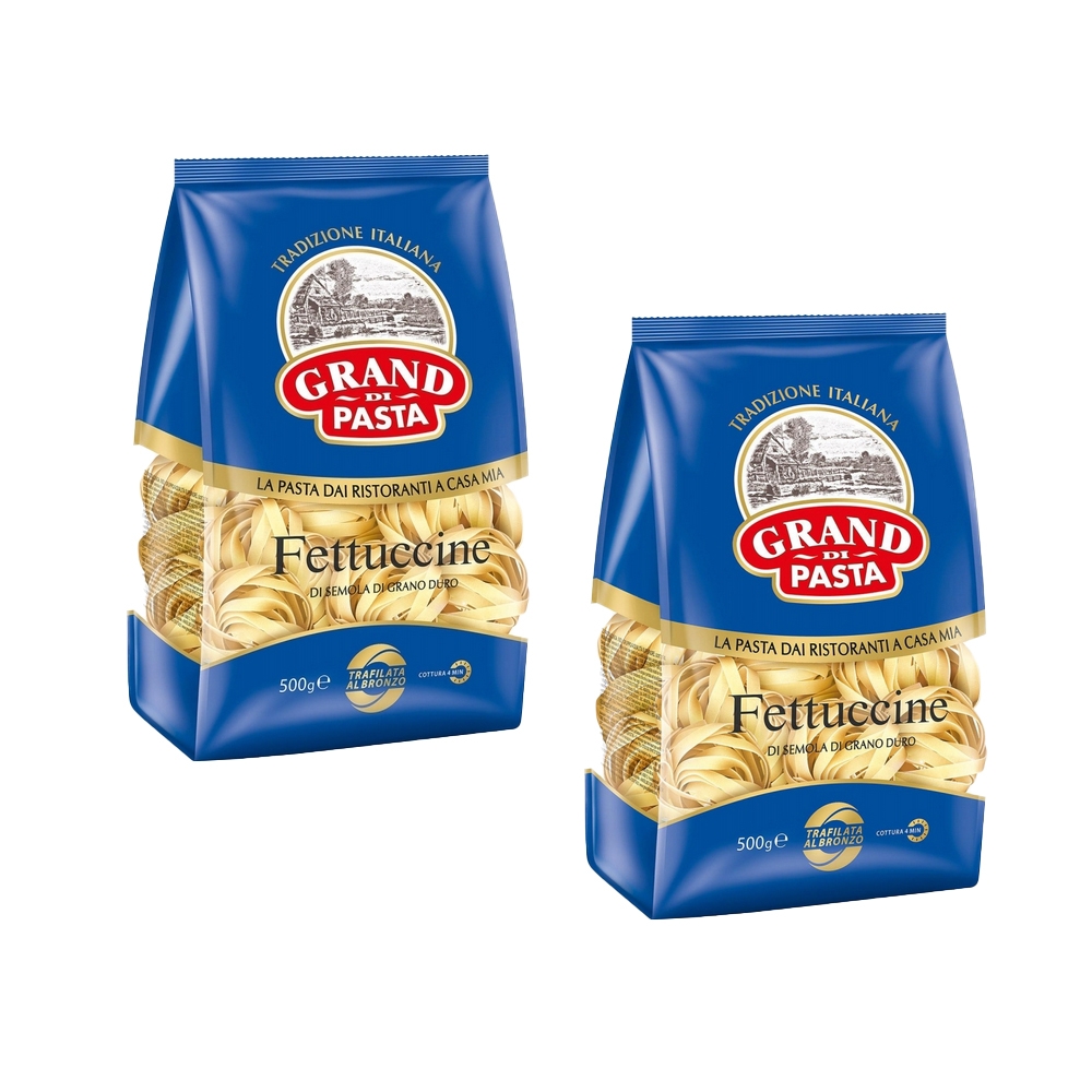 Гнезда Grand Di Pasta феттучине 500г 2 шт