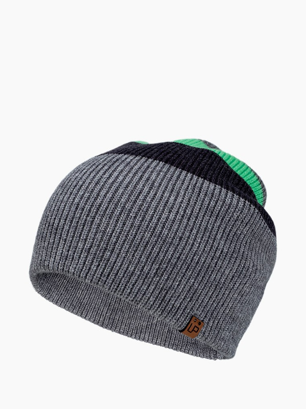 

Шапка бини унисекс URBANPEAK ShY221004 серая, р.57-59, ShY221004