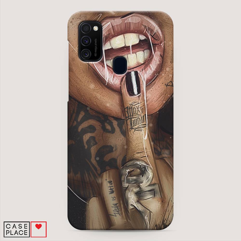 

Пластиковый чехол "Девушка с татуировками" на Samsung Galaxy M21, 29720-7