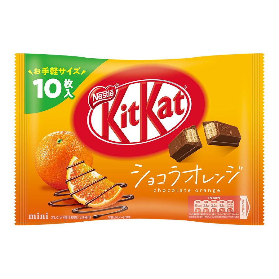 Шоколадные конфеты Kit Kat Мини с апельсиновой начинкой, 92,8 г