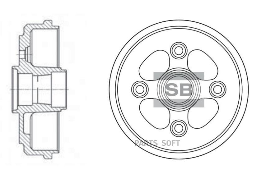

Барабан Тормозной Daewoo Matiz Sd3011 Sangsin brake арт. SD3011