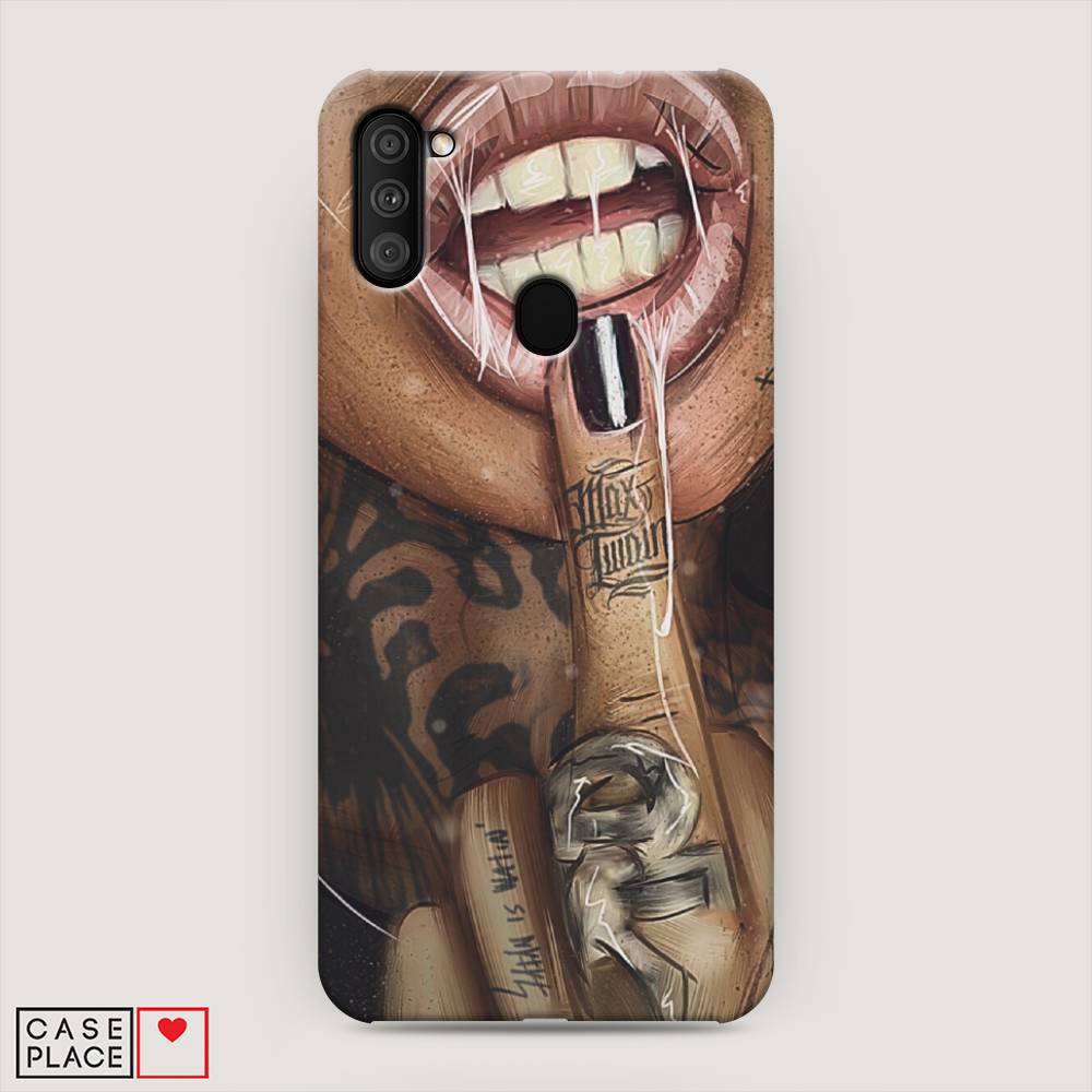 

Пластиковый чехол "Девушка с татуировками" на Samsung Galaxy M11, 2100620-7