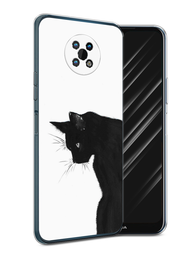 

Чехол Awog на Nokia G50 / Нокиа G50 "Black cat", Черный;белый, 124950-1