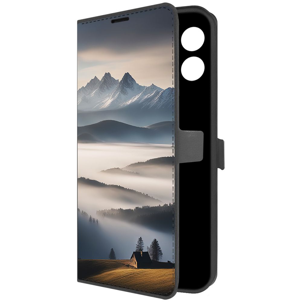 

Чехол-книжка Krutoff Eco Book для Infinix Note 30i Туман (черный)