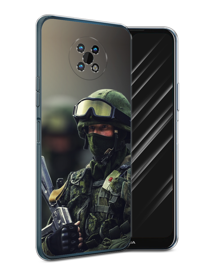 

Чехол Awog на Nokia G50 / Нокиа G50 "Солдат", Зеленый;серый, 124950-5