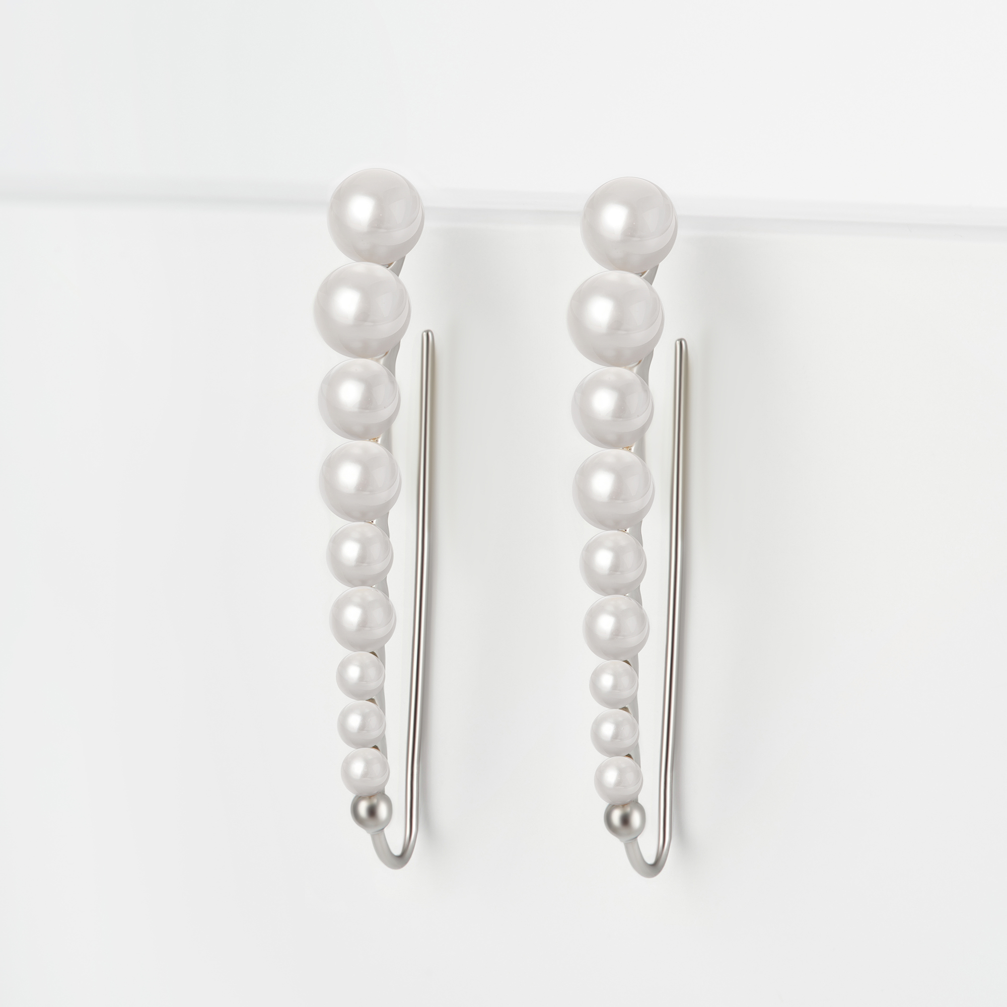

Серьги из серебра с жемчугом искусственным НАШЕ ЗОЛОТО КС204004, КС204004