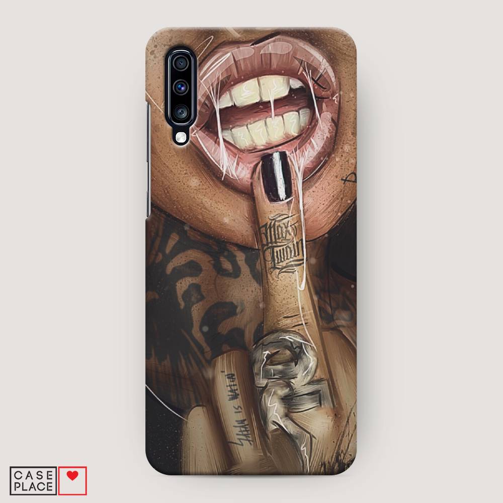 

Пластиковый чехол "Девушка с татуировками" на Samsung Galaxy A70, 28120-7