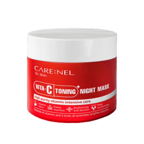 фото Маска для лица ночная с витамином с - care:nel vita-c toning night mask, 80мл