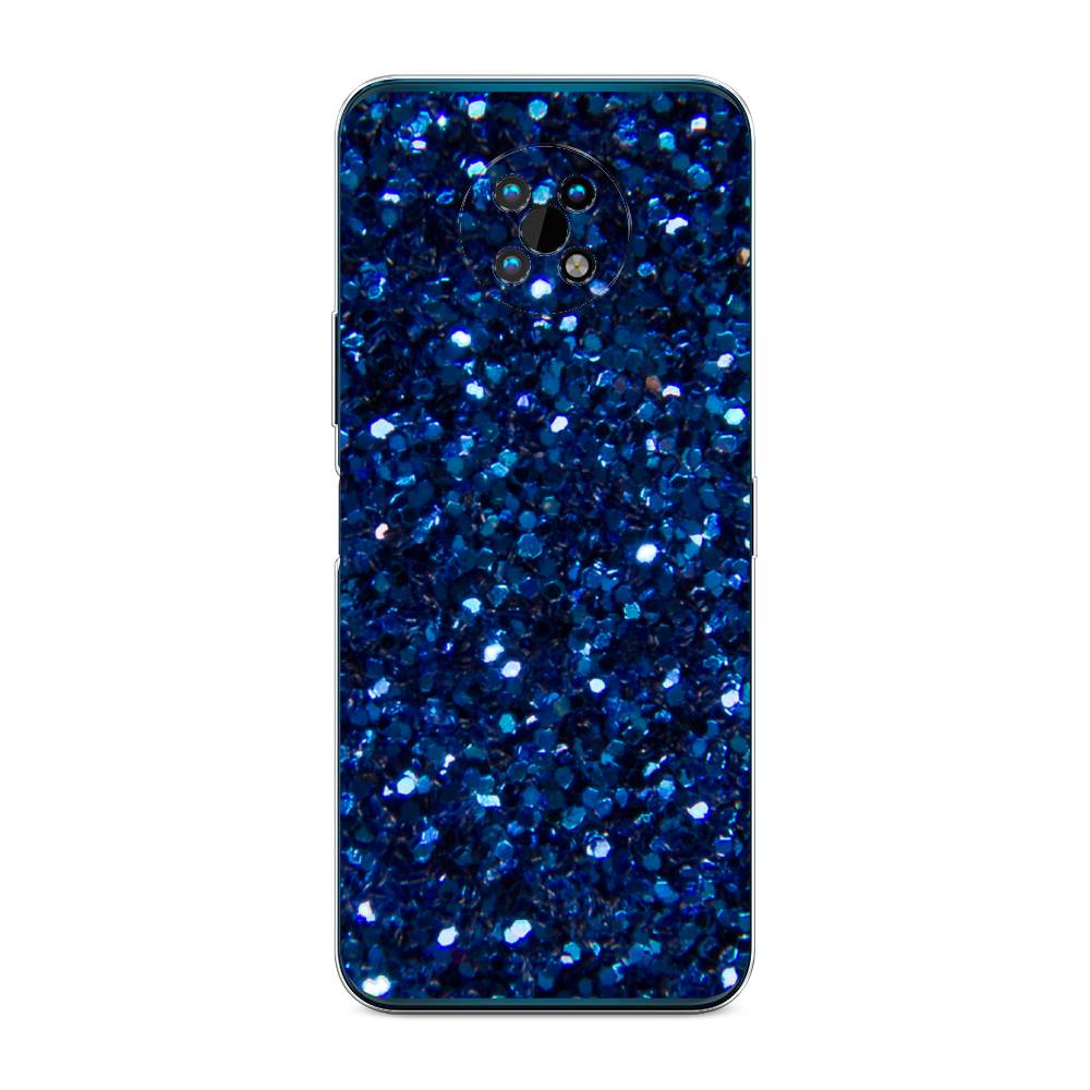 

Чехол Awog "Синие блестки рисунок" для Nokia G50