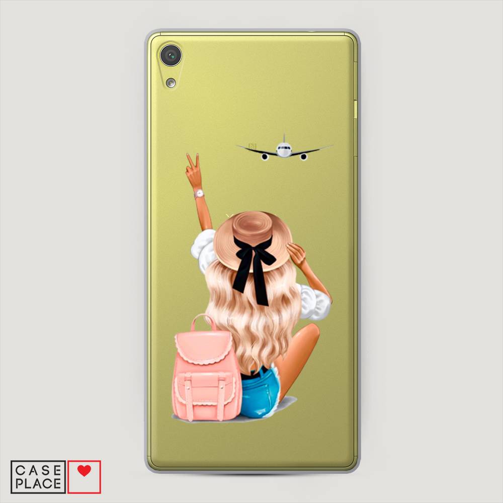 

Пластиковый чехол "Автостопом самолетом" на Sony Xperia XA Ultra