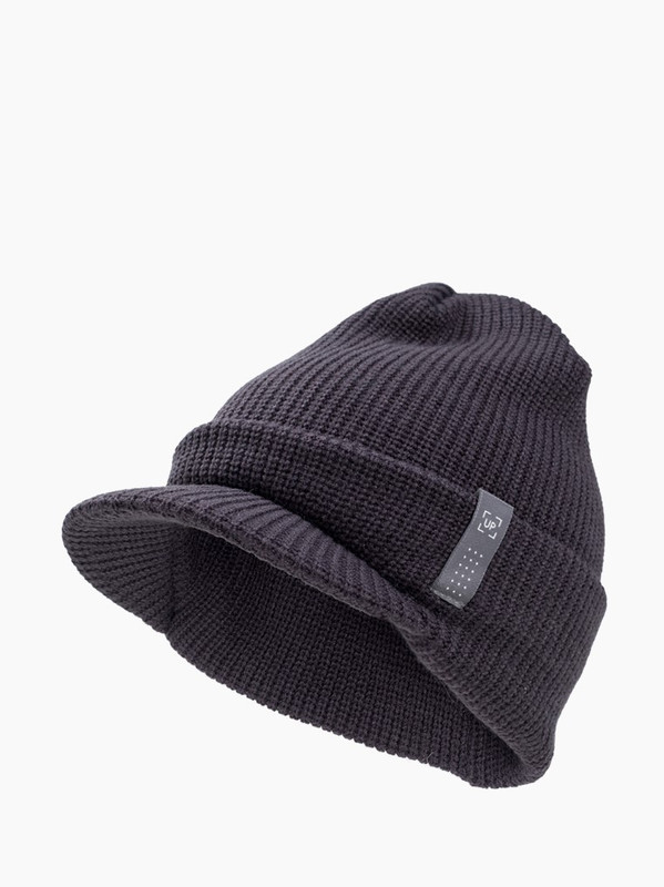 

Шапка бини унисекс URBANPEAK ShY222005 графитовая, р.56-58, ShY222005