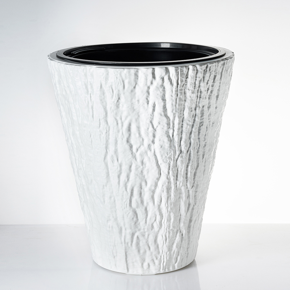 Кашпо с техническим горшком Form Plastic Kora FP4640011, 32 литра, белый, 1 шт.