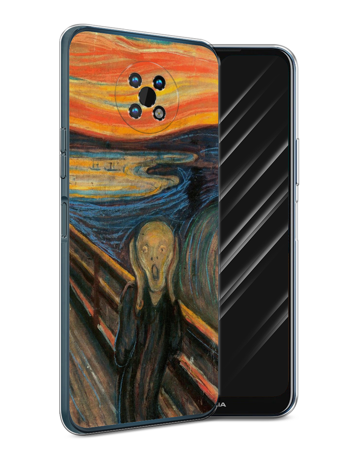 

Чехол Awog на Nokia G50 / Нокиа G50 "Крик", Оранжевый;синий;серый, 124950-9