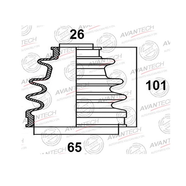 

Пыльники привода AVANTECH bd0104