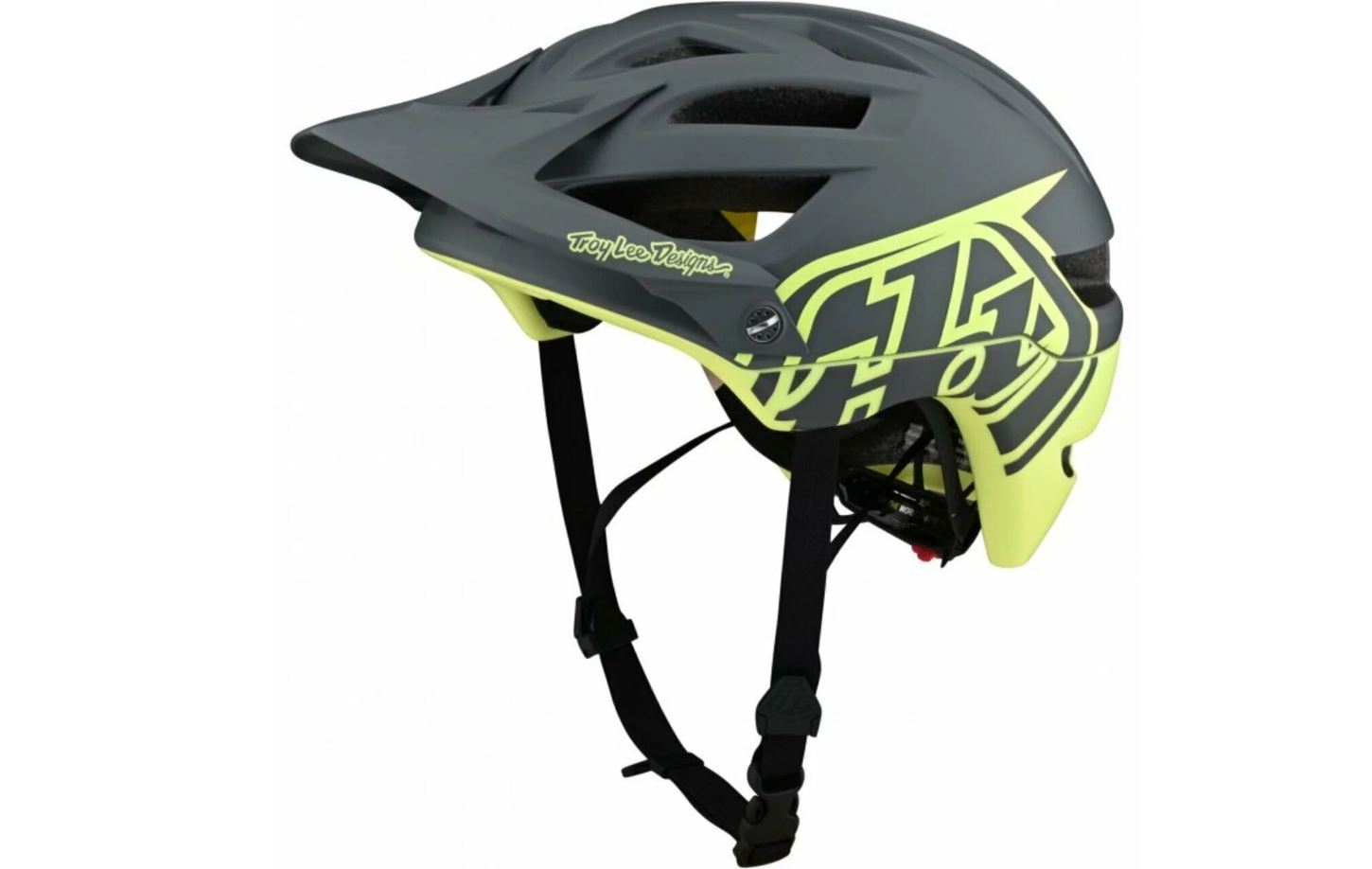 

Велошлем Troy Lee Designs A1 Helmet W/MIPS Classic Gray Yellow XL/XXL 2023 190111605, Черный