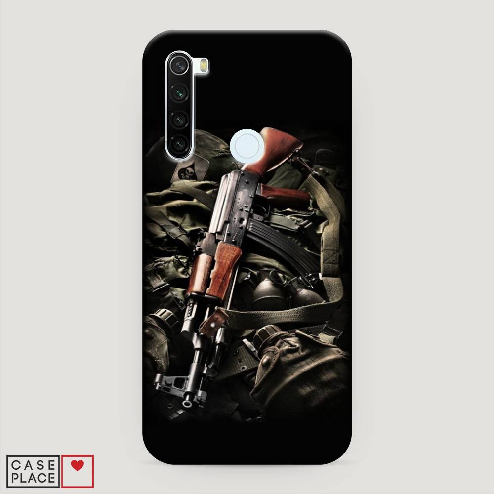 фото Пластиковый чехол "автомат" на xiaomi redmi note 8t awog