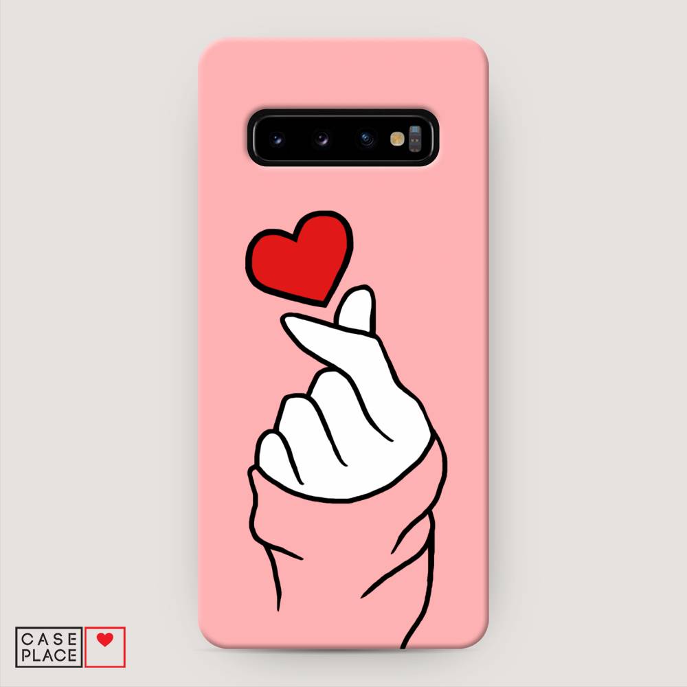

Пластиковый чехол "Милое сердечко" на Samsung Galaxy S10 +, 27120-5