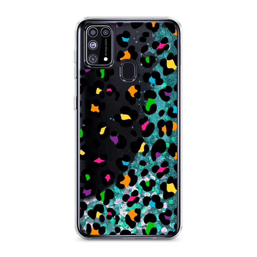

Жидкий чехол с блестками "Яркий леопард" на Samsung Galaxy M31, 2100795-1
