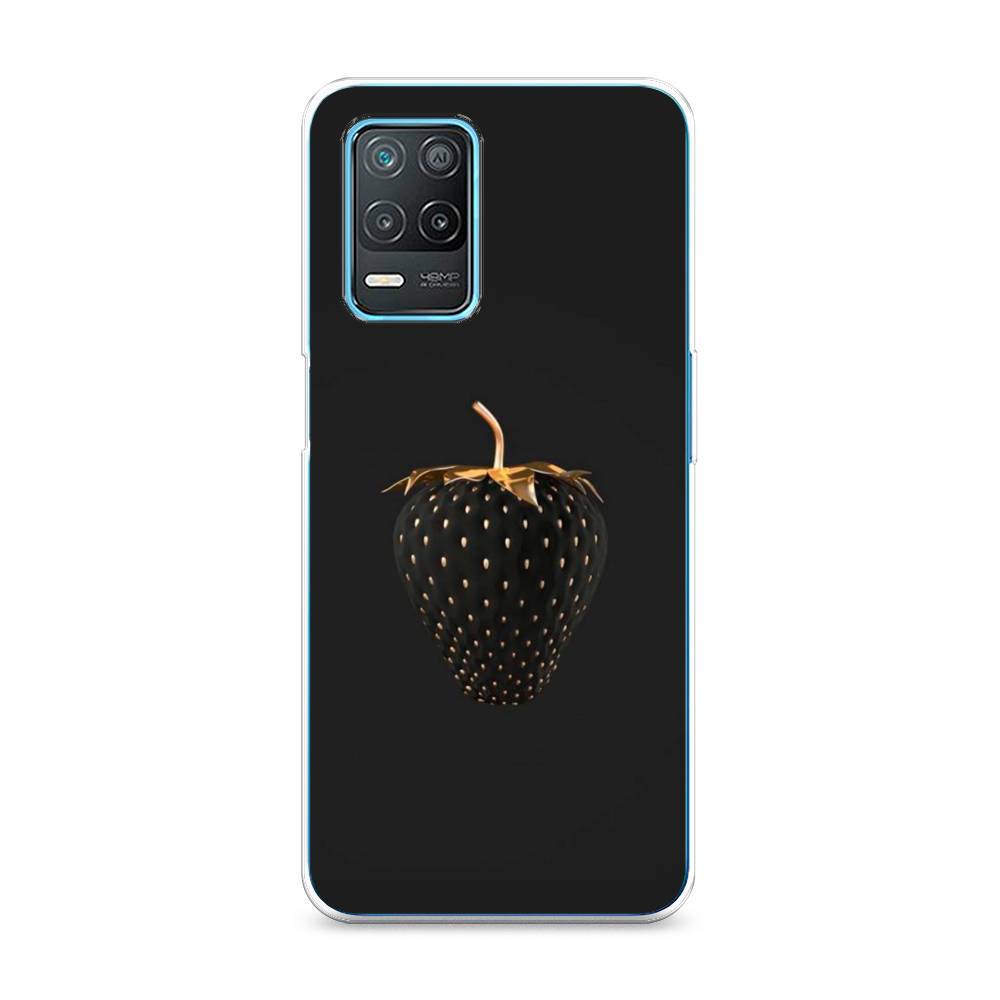 

Чехол Awog на Realme 8 5G "Черно-золотая клубника", Разноцветный, 257050-10