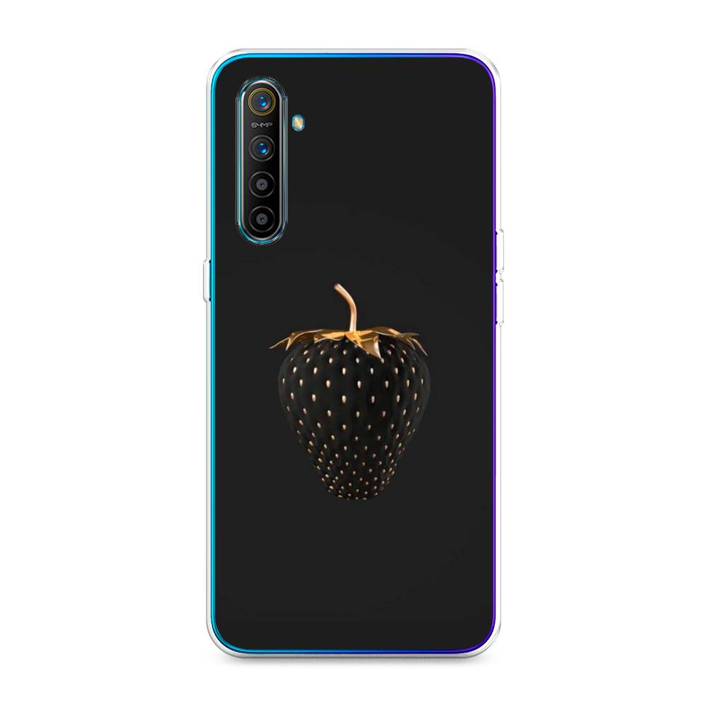 

Чехол Awog на Realme XT "Черно-золотая клубника", Разноцветный, 251450-10