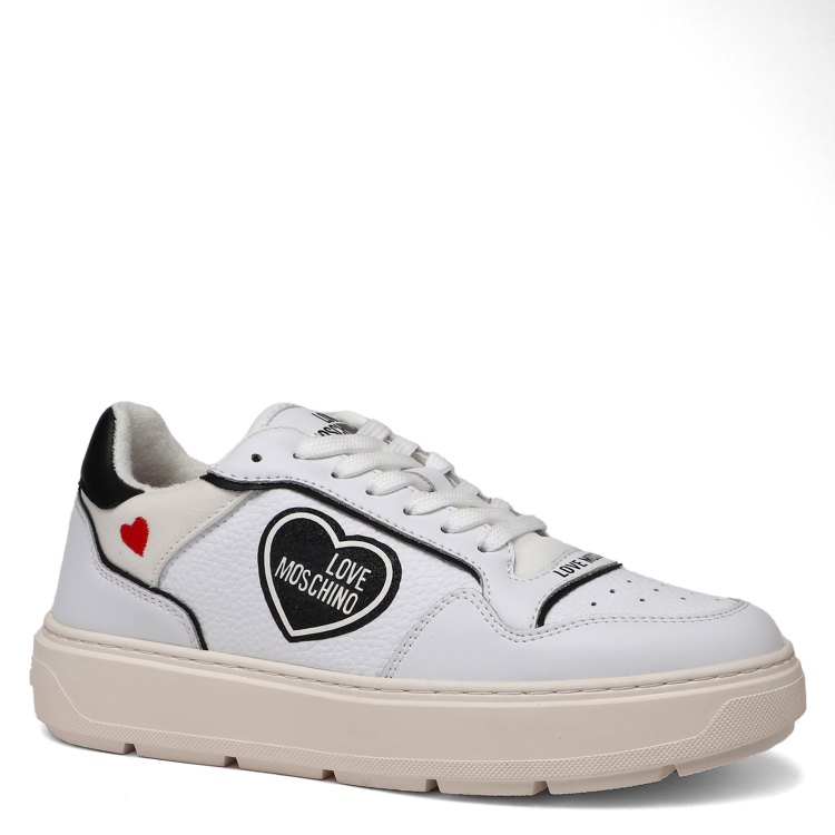 

Кеды женские Love Moschino JA15204G SS24 белые 38 EU, Белый, JA15204G SS24