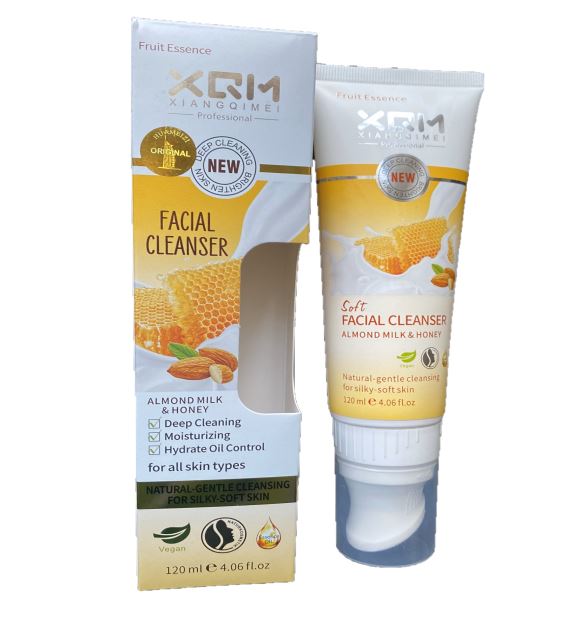 Гель для умывания XQM с щеточкой Almond Milk Honey 120 ml iris cosmetic гель мусс для душа смузи mix банан огурец 520 0