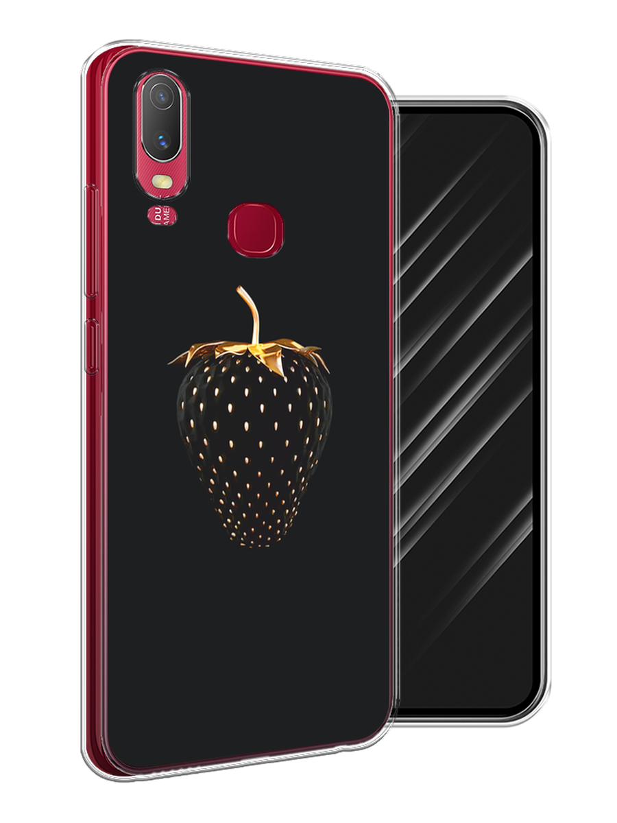 

Чехол Awog на Vivo Y11 "Черно-золотая клубника", Разноцветный, 261650-10
