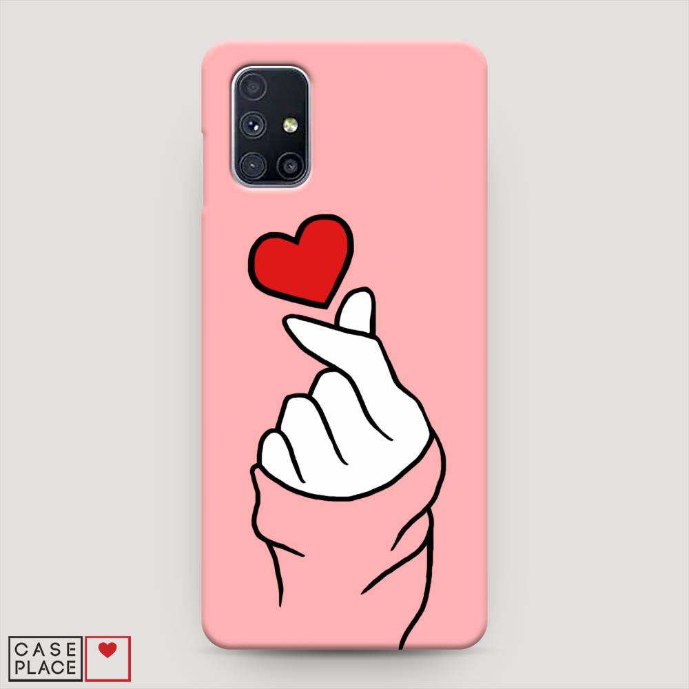 

Пластиковый чехол "Милое сердечко" на Samsung Galaxy M51, 2101520-5