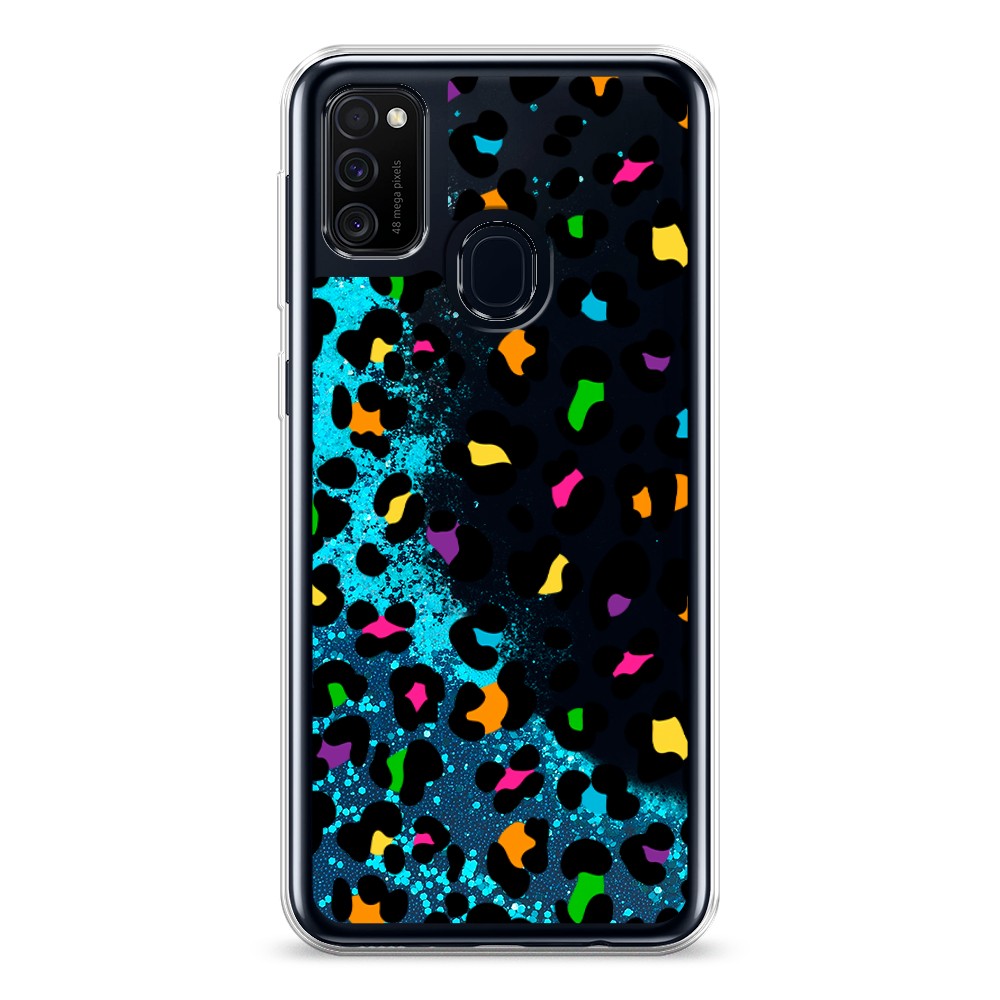 

Жидкий чехол с блестками "Яркий леопард" на Samsung Galaxy M30s, 29893-1