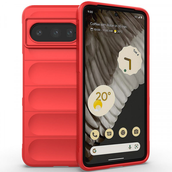 

Противоударный чехол Flex Silicone для Google Pixel 8 Pro, красный, Flex Silicone