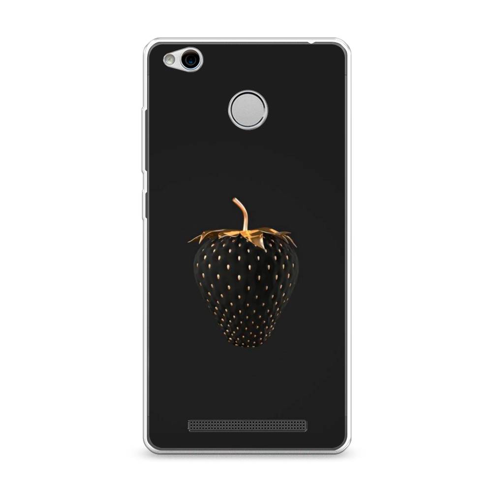 

Чехол Awog на Xiaomi Redmi 3 Pro (3S) "Черно-золотая клубника", Разноцветный, 30950-10