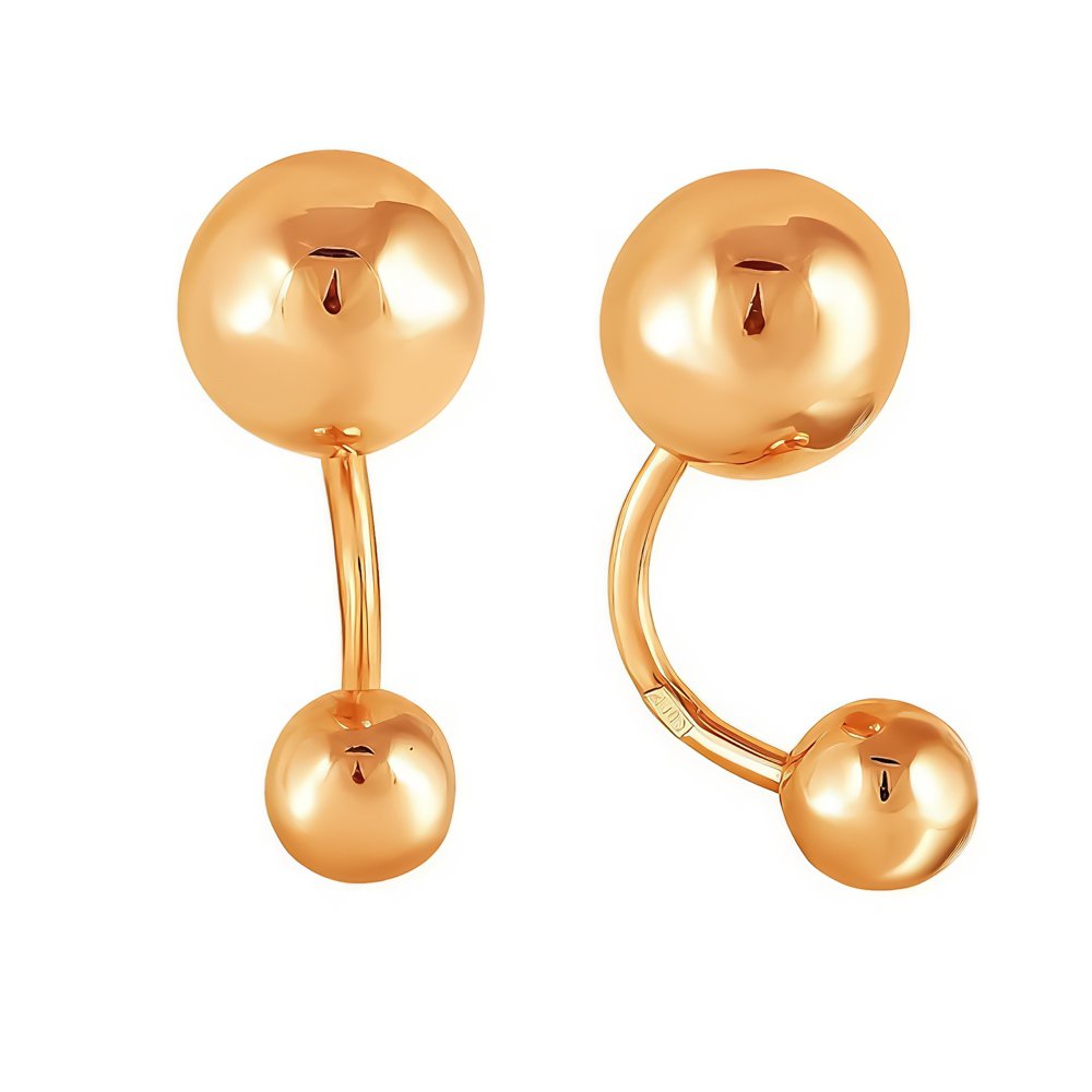 

Серьги из красного золота 585Gold 402003761, 402003761