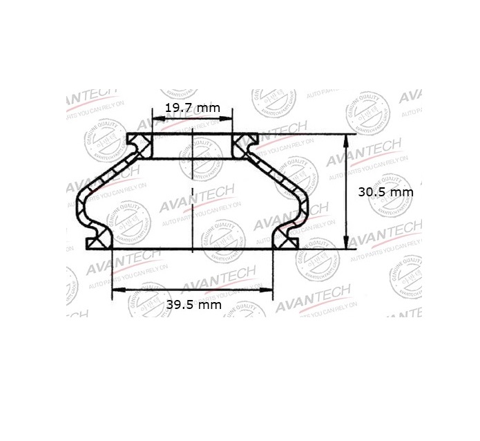 

Пыльники деталей подвески AVANTECH bl0502